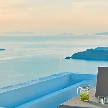 וילה Amazing Santorini Caldera Serene House 3 Bedrooms Private Plunge Pool And Stunning Sea Views *